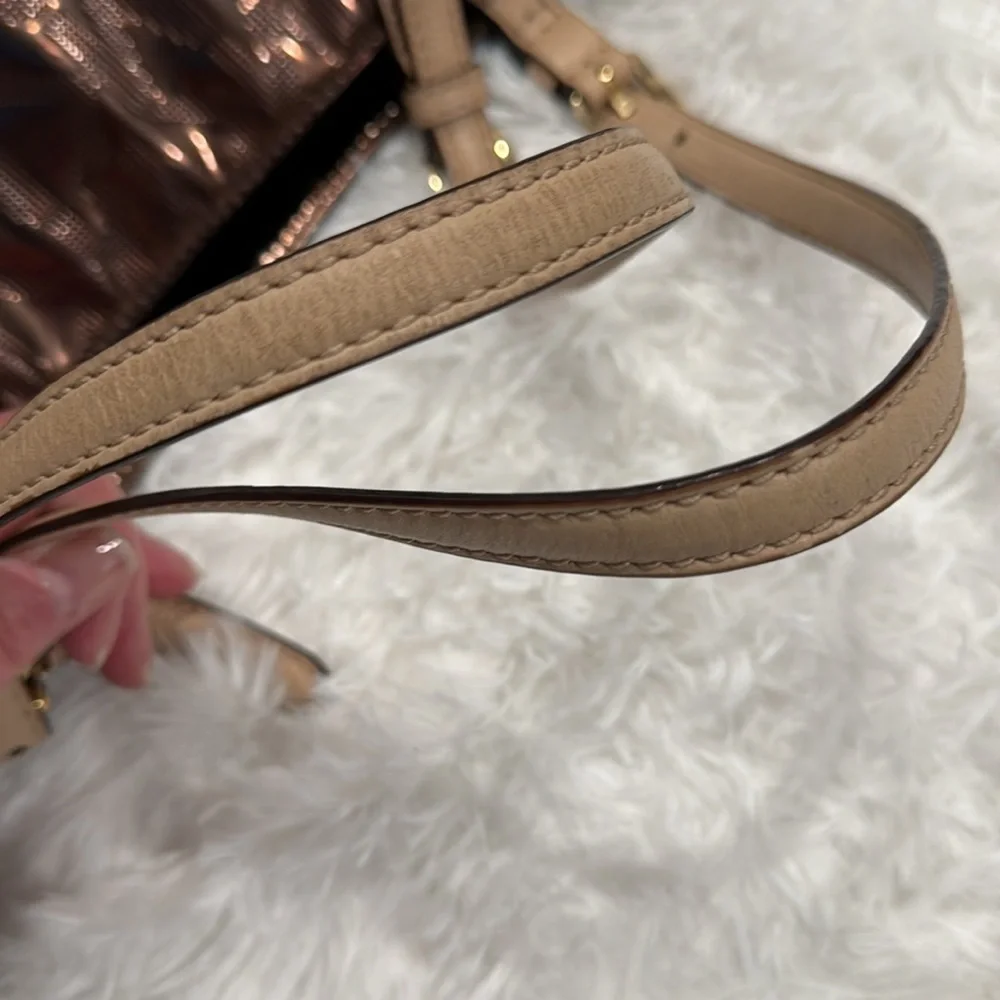 Michael Michael Kors Jet Set Bronze Mirror Metallic Tote